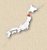Location of Aomori Prefecture in Japan