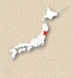 Location of Miyagi Prefecture in Japan