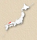 Location of Shimane Prefecture in Japan