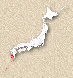 Location of Kagoshima Prefecture in Japan
